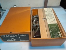 Vintage Stanley No.50S Combination Plane with Cutters in box Made in England VGC