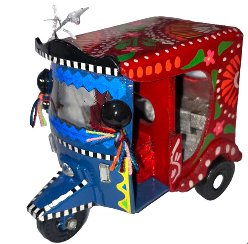 Handpainted rickshaw tuk - rickshaw,