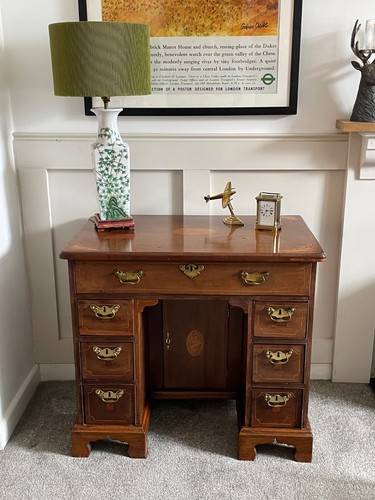 Kneehole desk antique - desk, george