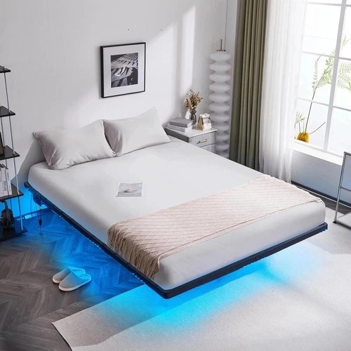 Floating bed frame full size - floating,