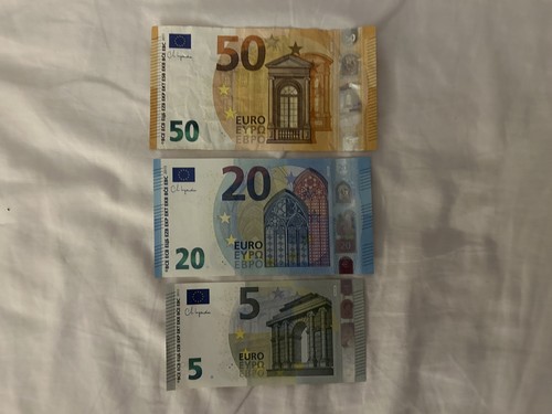Left over euros holiday - 75,