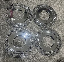 4 X PLASTIC 14” 15” BBS RS WAFFLE PLATES CENTRE CAP SMALL 09 24 038 E30 BMW MK1