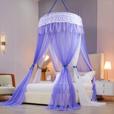 Princess Bed Dome Tent Curtains Hung Mosquito Net Double Layer Bed Canopy Home