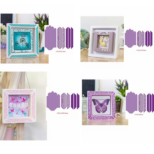 Square album shadowbox cutting - album,
