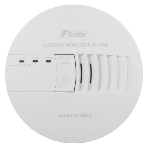 Mains powered alarm with - powered, co