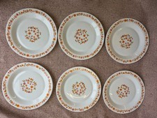 6 x Vintage Retro Arcopal