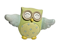 Owl Money Box Blue - Ceramic