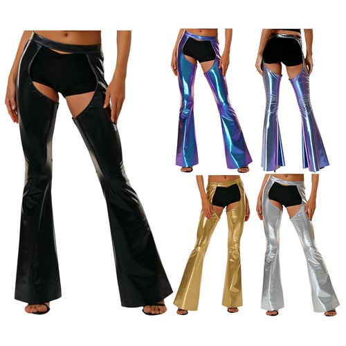 Women flared pants bottom - flared,