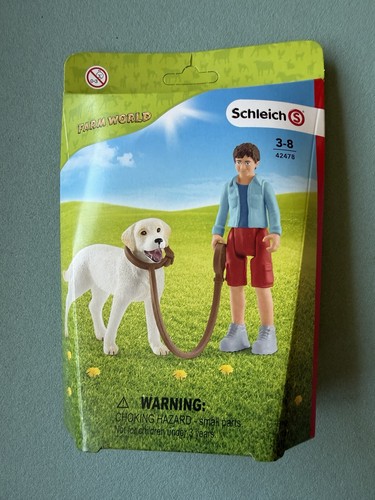 Schleich farm boy - schleich, walking