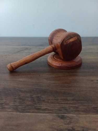 Vintage auctioneers gavel with - vintage,