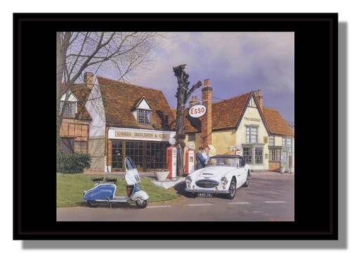 Austin healey and lambretta - austin,