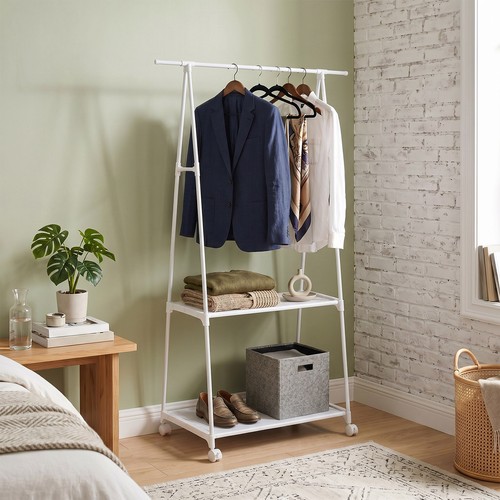 Clothes rail garment rack with - clothes,
