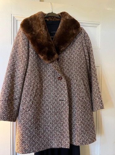 Stunning vintage wool fur car - stunning,