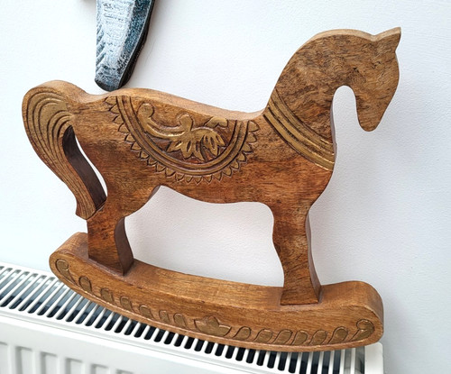Wooden ornamental rocking