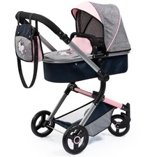 Bayer Design Doll Neo Vario Convertible Pram Stroller with Accessories