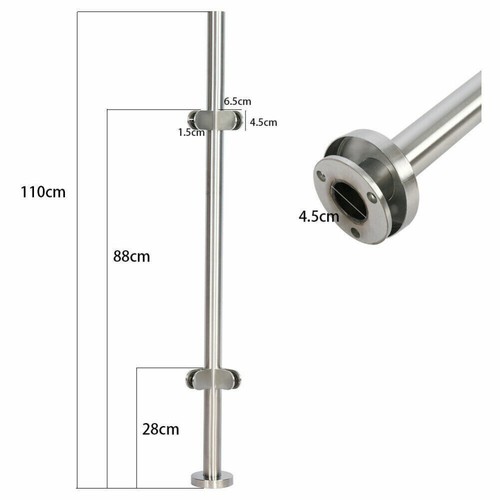 Stainless steel balustrade - steel,
