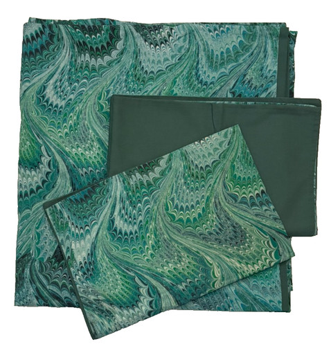 Double green mix marble - green,