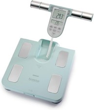 OMRON BF511 Family Body Composition Monitor Fat Weight Bathroom Scales Turquoise