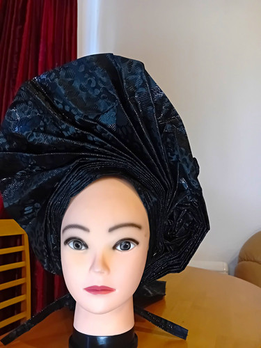 Black jacquard floral - black,