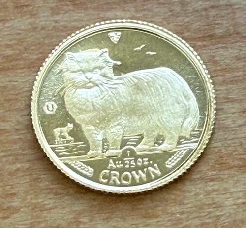 Isle man 1989 gold - isle,