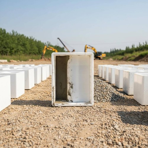 Drainage curb mold reusable - drainage,