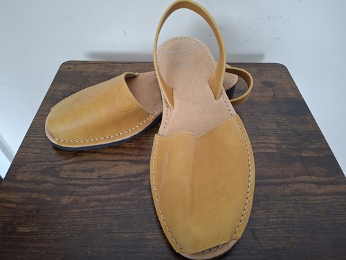 Mibo mustard leather avarca - leather,
