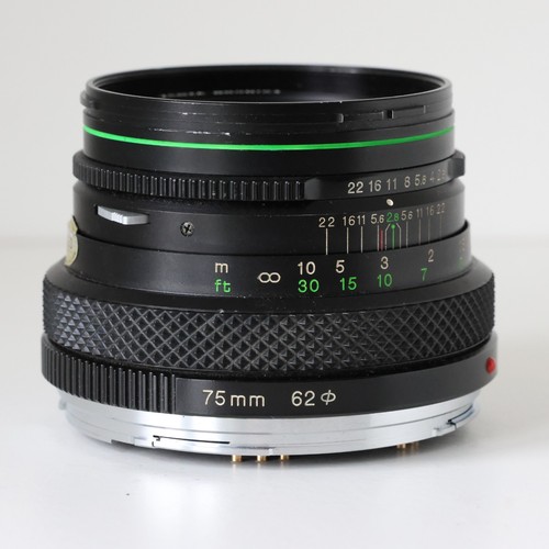 Bronica zenzanon etr 75mm - bronica, f2.8
