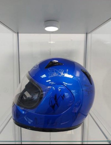 Multi signed racing helmet - multi-signed,