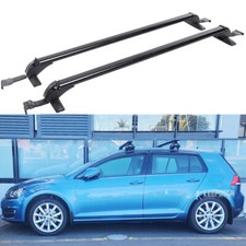 For VW Golf MK4 MK5 MK6 MK7 MK8 Aluminium Top Roof Rack Cross Bars Cargo Carrier
