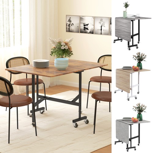 Drop leaf table with - table, rolling