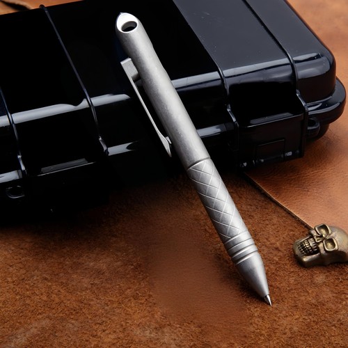 Titanium alloy bolt action pen - alloy,