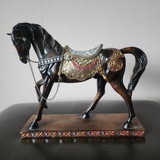 Stunning Arabian Stallion Figurine Resin Horse With Fine Detail