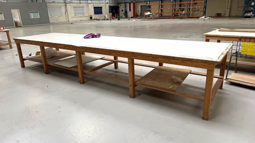 Wooden assembly workstation - wooden,