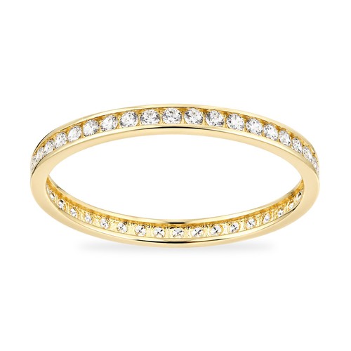 9ct yellow gold simulated - gold,