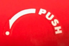 HONDA CB125T CJ250T CB125J CB250T  PETROL CAP LOCK CAUTION WARNING LABEL DECAL