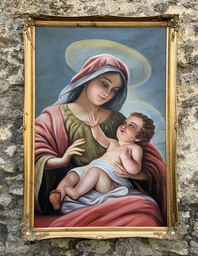 Large portrait painting - large,