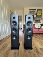 Polk Audio T50 150 Watt Wired Tower Speaker Black pair