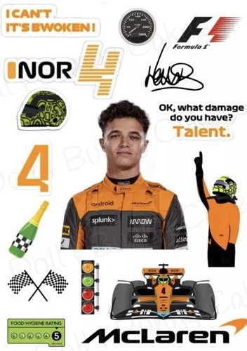Lando norris cake - lando,