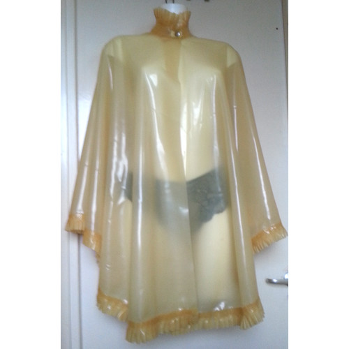 Latex rubber cape - latex,