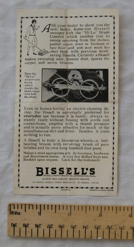 1930 leaflet bissell carpet - 1930,