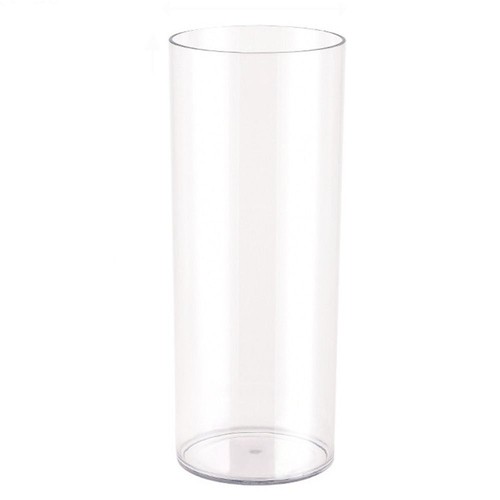 Clear flower vase - clear, minimalist