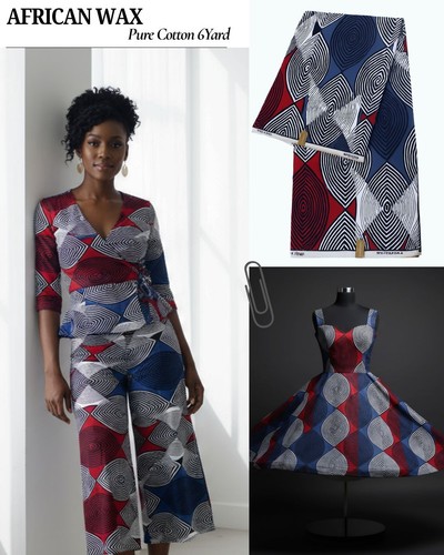 Yards african wax print - 6,