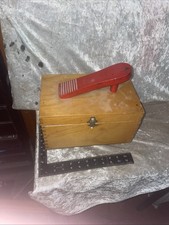 Vintage Wooden Shoe Shine Box..Cheney..Made In England..