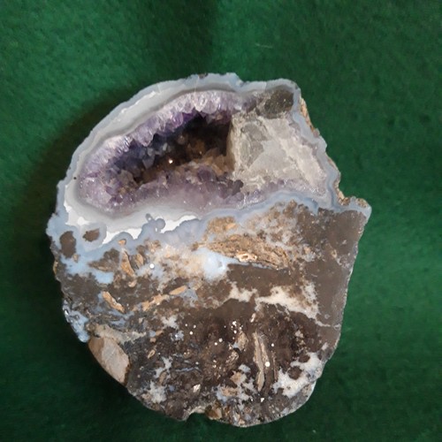 Amethyst geode slice - amethyst,