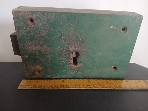 Antique lock iron - lock,