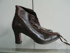 Brown Victorian Ankle Boot