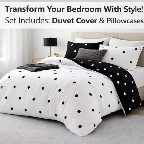 Reversible duvet cover - reversible,