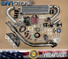 WS 89-93 Mazda Miata 1.6L NA6 Bolt On Turbo Kit MX-5 + Exhaust 2.5" Intercooler