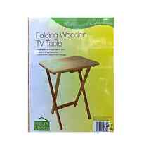 WOOD FOLDING MDF TOP TV TABLE CARD GAME COFFEE STUDY FOLDABLE LAPTOP STAND 62092