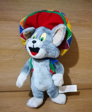 Tom & Jerry  13" Tom Cat Soft Plush Toy Mexican Sombrero 2000 play by play